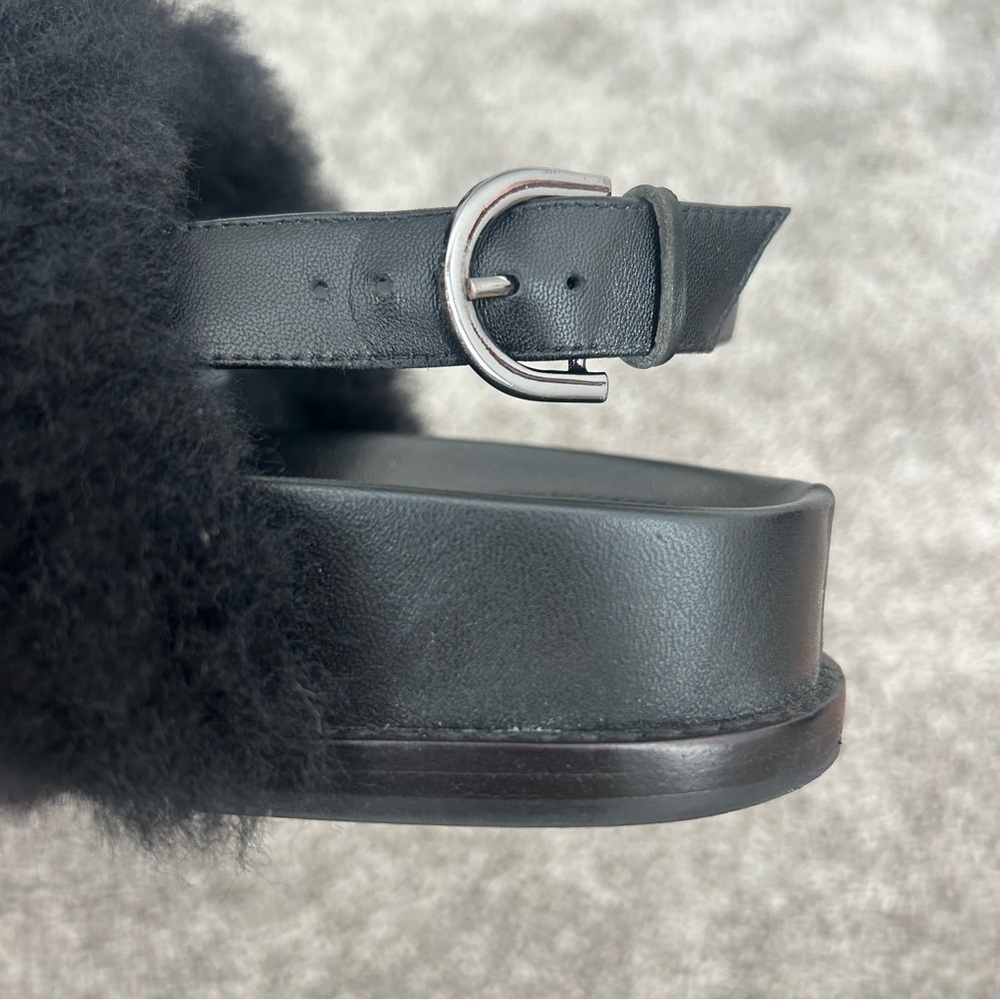 Alexandre Birman 41 Sport Fur Slingback Sandals - Picture 3 of 7